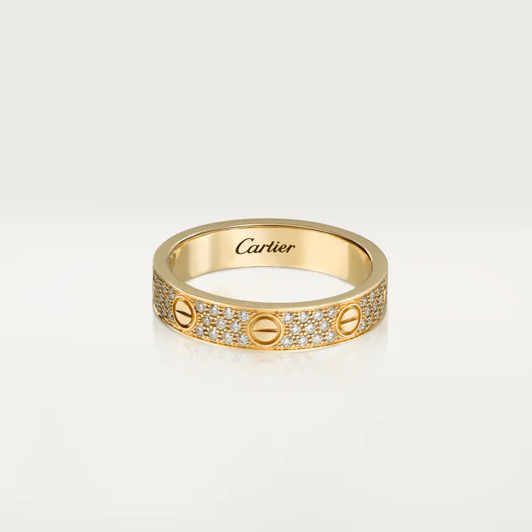 Cartier Diamond Paved Love Ring