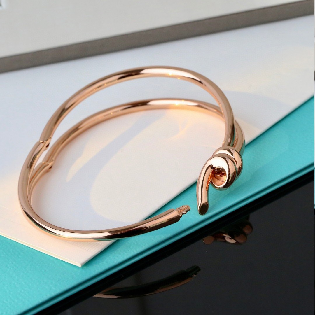 Tiffany Double Row Hinged Bracelet