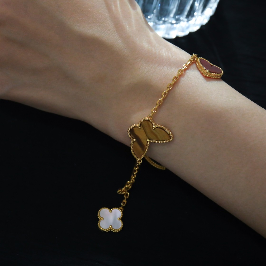 Van Cleef & Arpels Lucky Alhambra Bracelet, 4 motifs