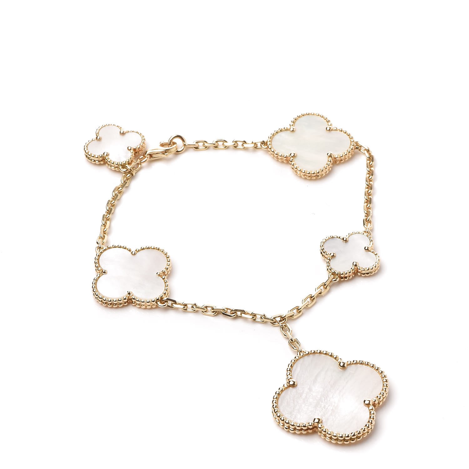 Van Cleef & Arpels Magic Alhambra bracelet, 5 motifs