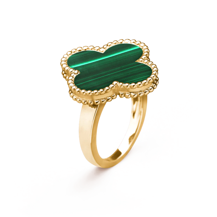 Van Cleef & Arpels Magic Alhambra Ring Malachite - Click Image to Close