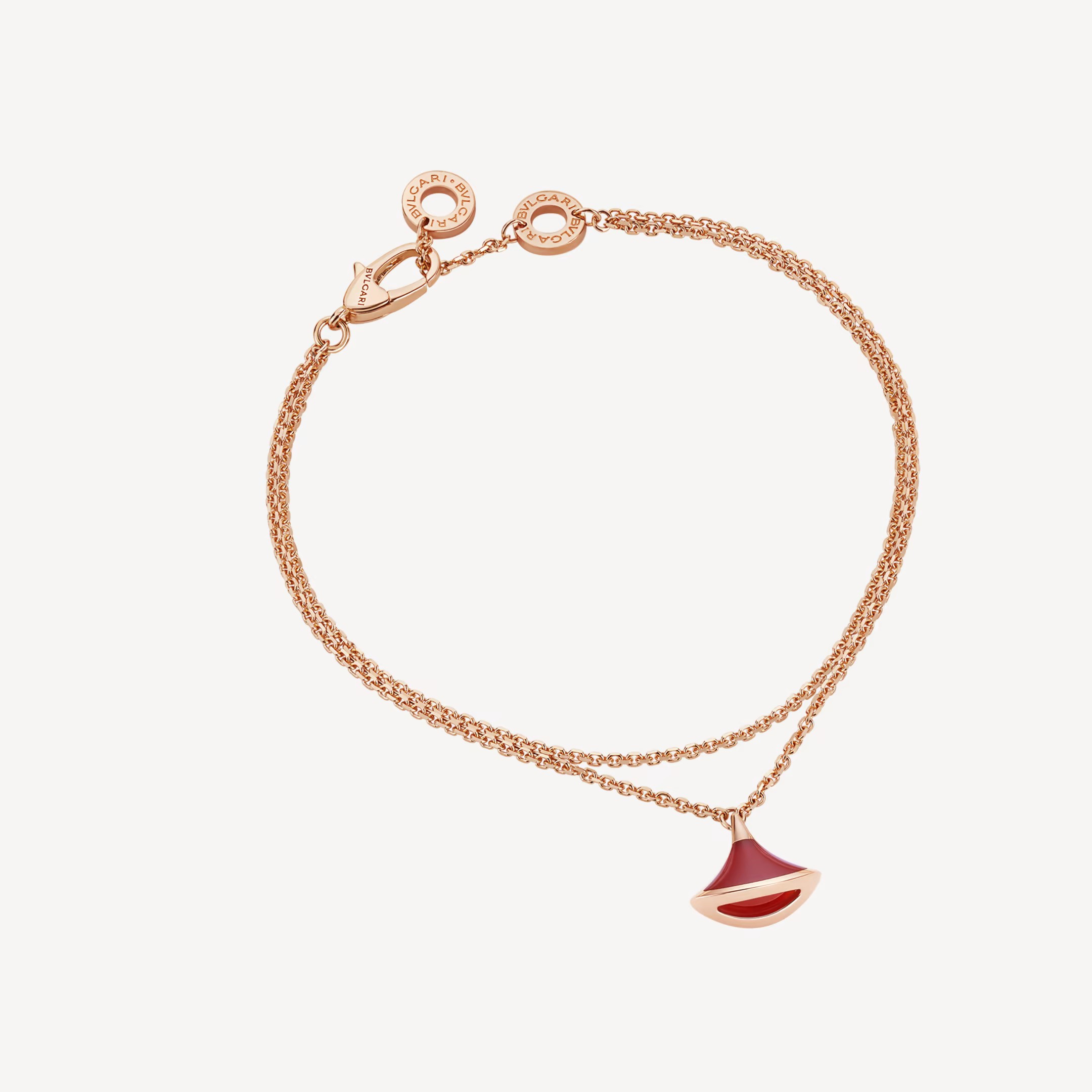 Bvlgari Diva's Dream Bracelet Rose Gold with Carnelian. - Click Image to Close