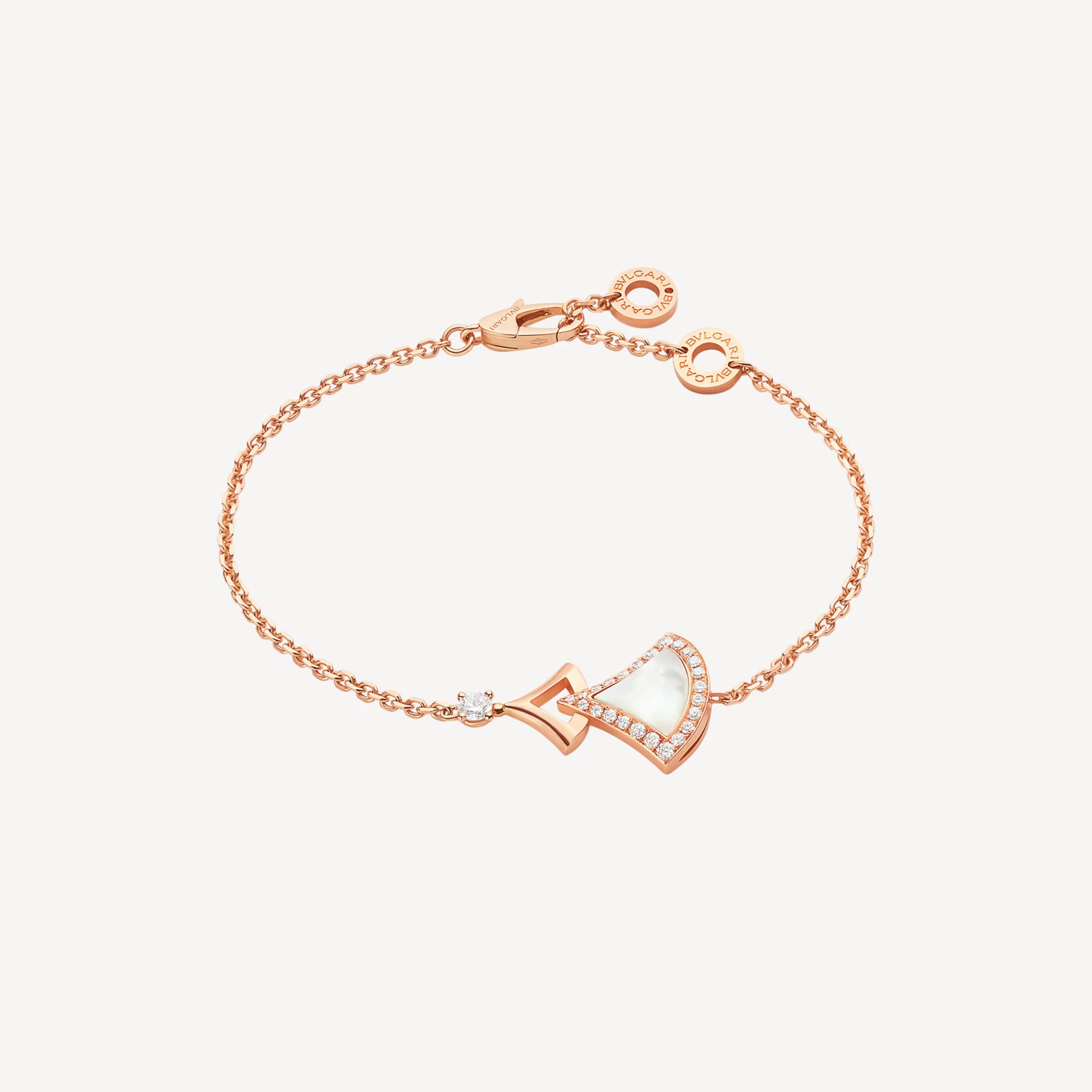 Bvlgari Diva's Dream Bracelet Rose Gold with Mother-of-pearl and