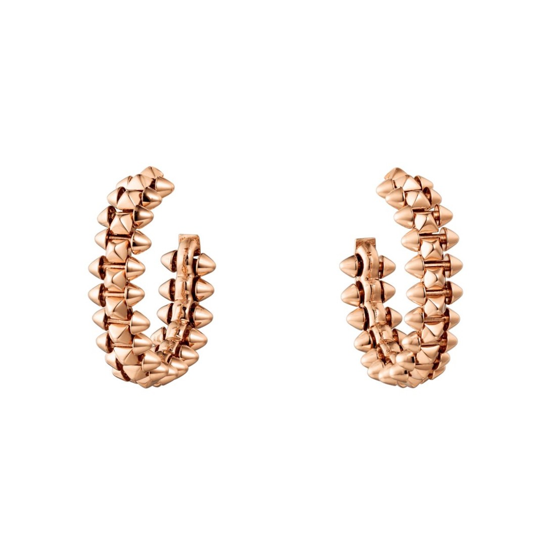 Cartier 18k Gold Clash de Hoop Earrings - Click Image to Close